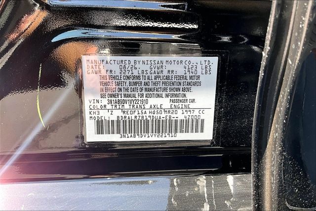 New 2027 Nissan Sentra SR w/ SR All Weather Package FWD image 13