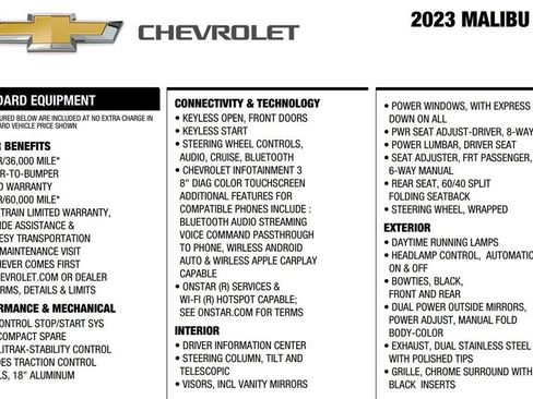 Used 2023 Chevrolet Malibu RS image 9