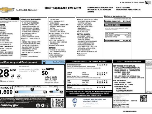 Used 2023 Chevrolet TrailBlazer ACTIV image 2