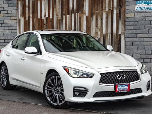 Used 2016 INFINITI Q50 Red Sport 400 image 9