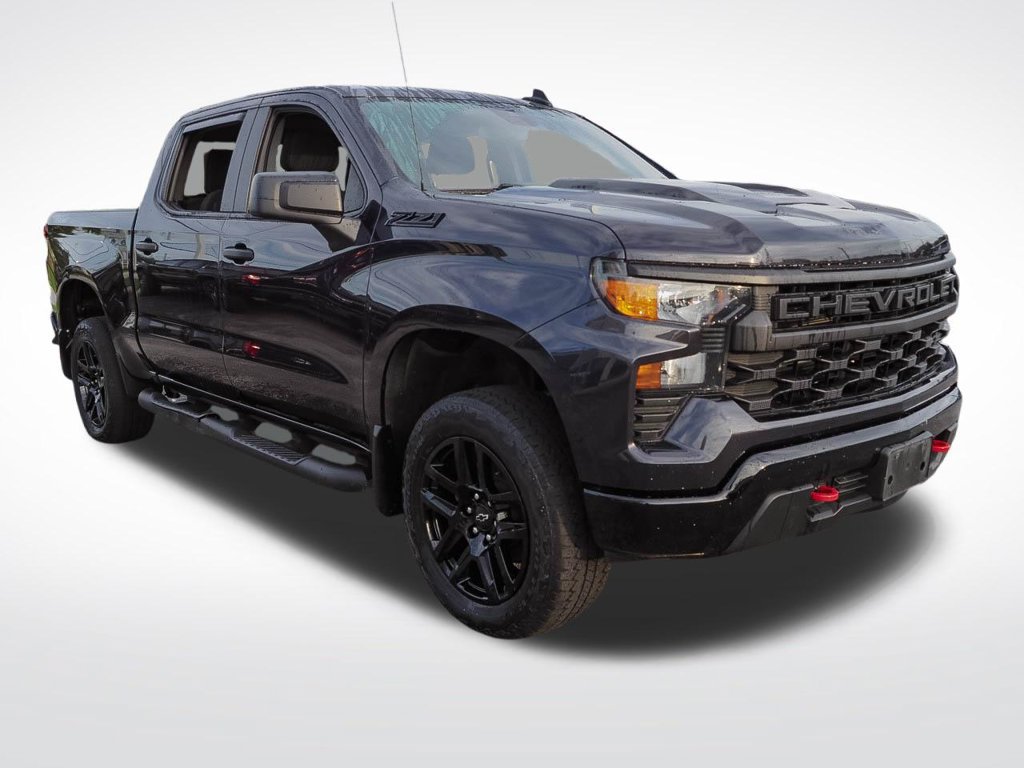 Certified 2023 Chevrolet Silverado 1500 Custom Trail Boss w/ 2.7L Blackout Package AWD/4WD image 3