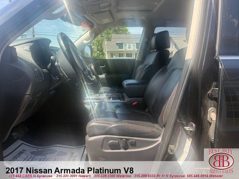 Used 2017 Nissan Armada Platinum w/ Captain Seat Package AWD/4WD image 10
