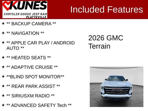 Used 2026 GMC Terrain Elevation FWD image 2