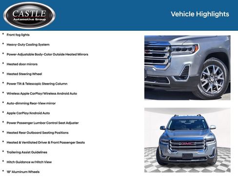 Used 2023 GMC Acadia SLT w/ Preferred Package AWD/4WD image 12