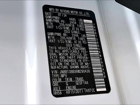 Certified 2024 Nissan Rogue SV w/ SV Premium Package image 33