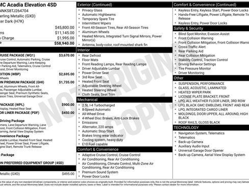 New 2026 GMC Acadia Elevation w/ Super Cruise Package image 5