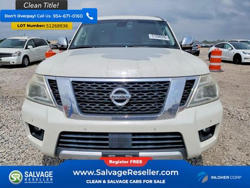 Used 2017 Nissan Armada Platinum w/ Captain Seat Package RWD image 7