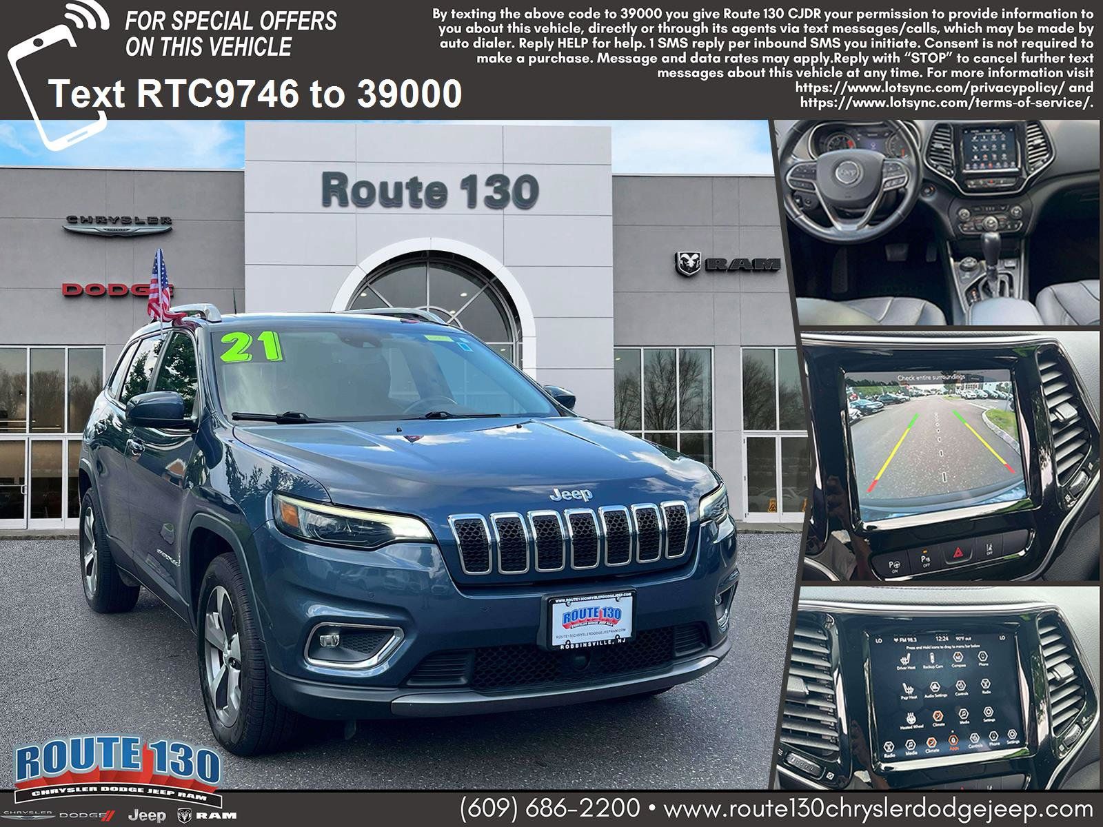 Used 2021 Jeep Cherokee Limited w/ Mopar Interior Package AWD/4WD image 1