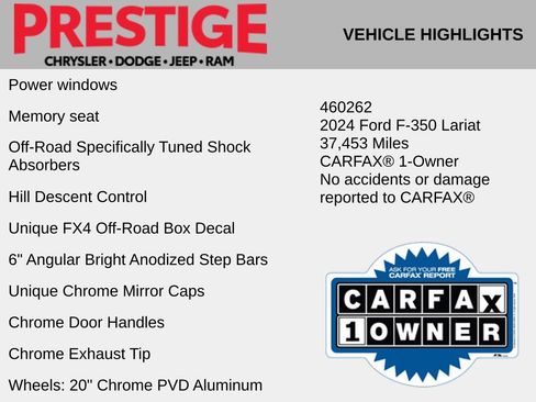 Used 2024 Ford F350 Lariat w/ Chrome Package AWD/4WD image 6