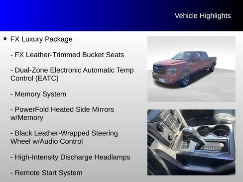 Used 2014 Ford F150 FX4 w/ Equipment Group 402A Luxury image 8