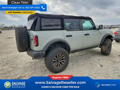 Used 2022 Ford Bronco Badlands AWD/4WD image 4