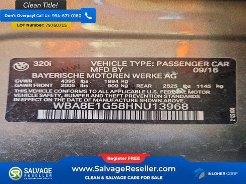 Used 2017 BMW 320i Sedan image 16