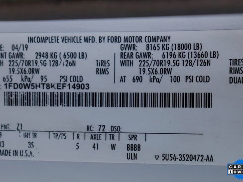 Used 2019 Ford F550 4x4 Crew Cab Super Duty image 52