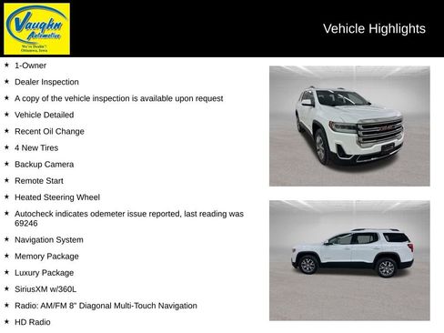 Used 2021 GMC Acadia SLT w/ Preferred Package image 2