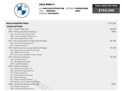 Used 2023 BMW i7 xDrive60 AWD/4WD image 79