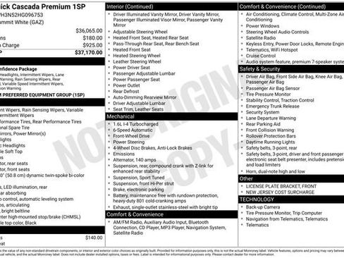 Used 2017 Buick Cascada Premium image 6