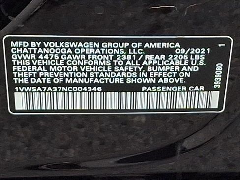 Used 2022 Volkswagen Passat 2.0T SE image 27