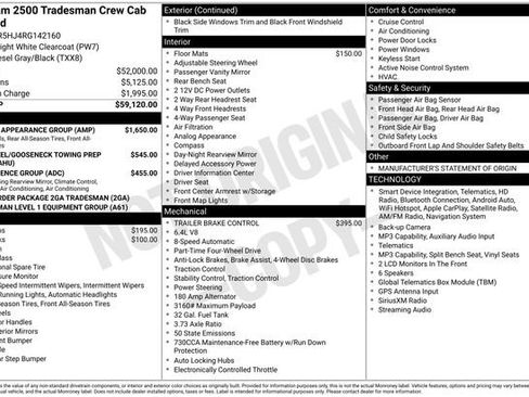 Used 2024 RAM 2500 Tradesman w/ Chrome Appearance Group AWD/4WD image 7