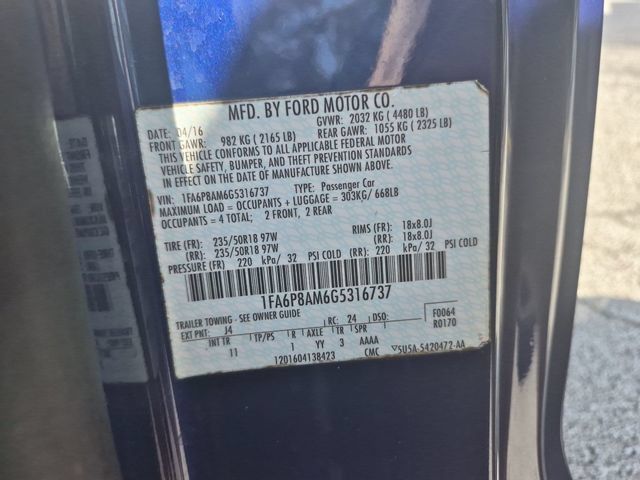 Used 2016 Ford Mustang Coupe w/ Equipment Group 051A RWD image 28