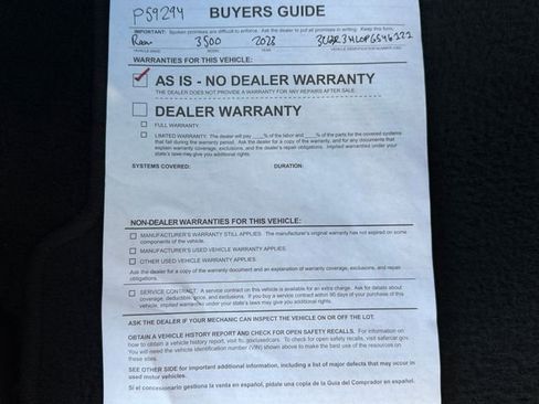 Used 2023 RAM 3500 Big Horn w/ Level 1 Equipment Group image 47