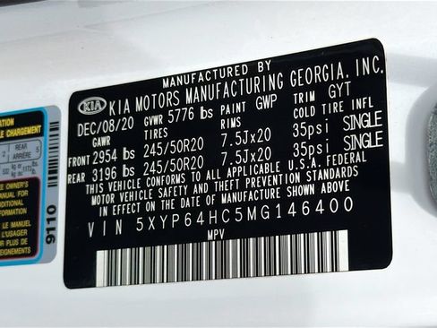 Used 2021 Kia Telluride S FWD image 34