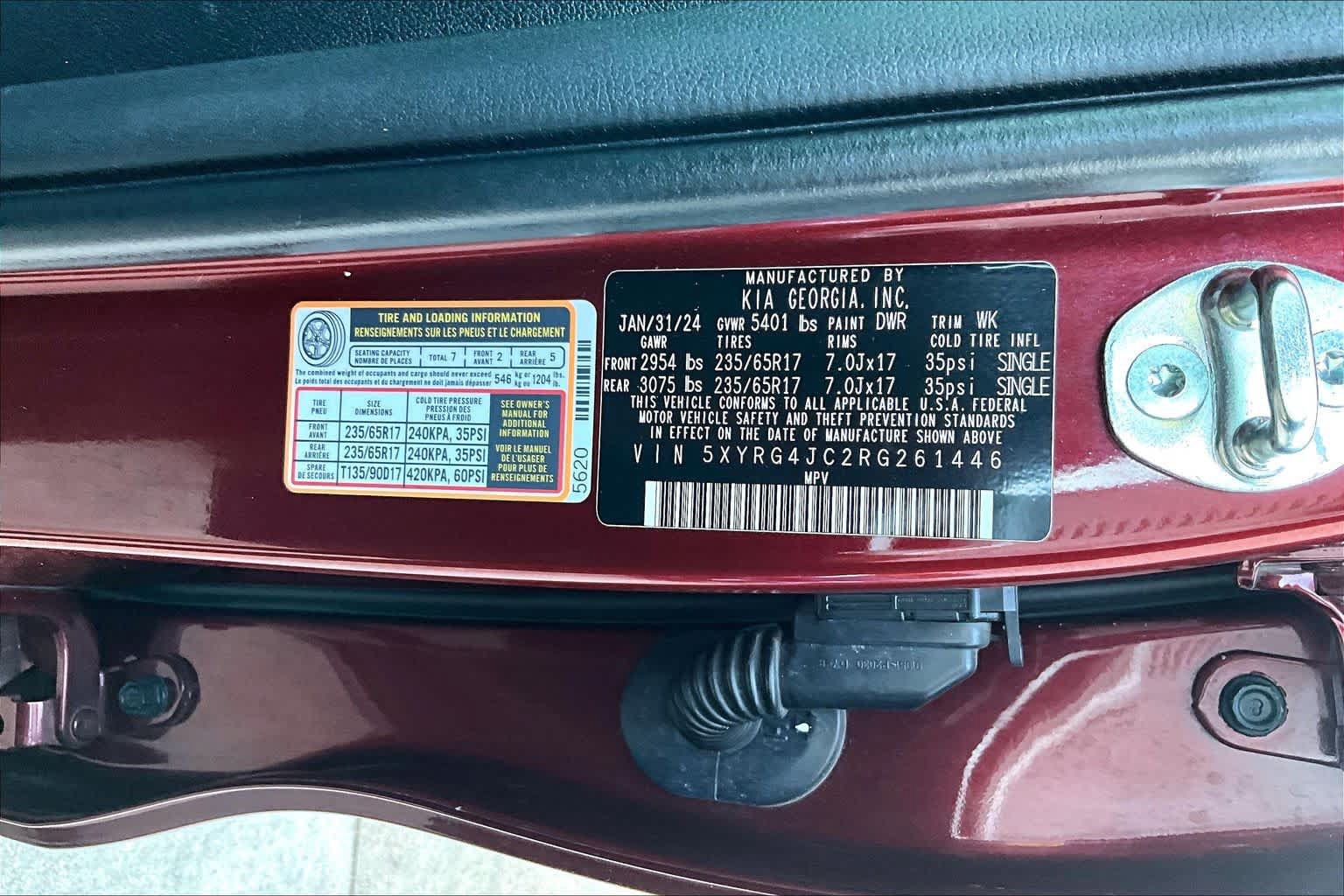 Used 2024 Kia Sorento LX FWD image 34