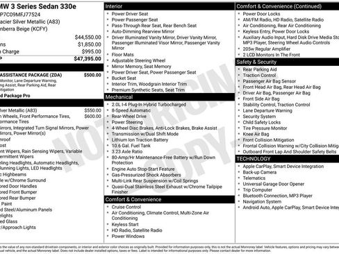 Used 2021 BMW 330e w/ Driving Assistance Package image 31