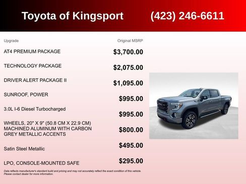 Used 2021 GMC Sierra 1500 AT4 w/ AT4 Premium Package AWD/4WD image 3