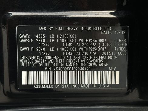 Used 2013 Subaru Outback 3.6R Limited w/ Special Appearance Pkg AWD/4WD image 22