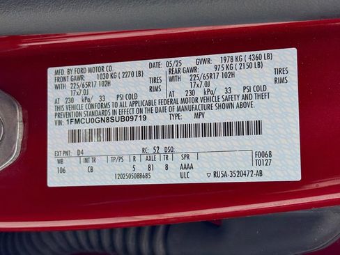 Used 2025 Ford Escape Active w/ Tech Pack #1 FWD image 35
