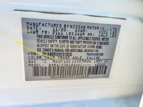 Used 2022 Nissan Sentra SR w/ SR Premium Package image 31