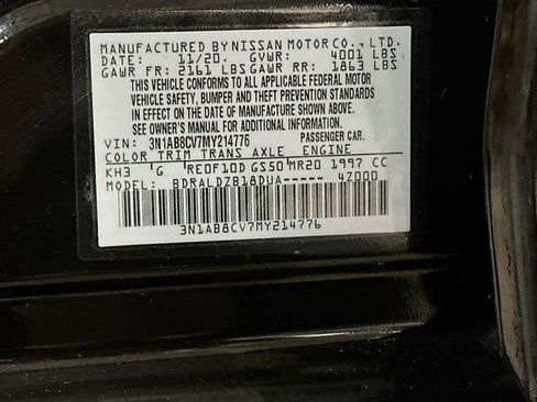 Used 2021 Nissan Sentra SV w/ Trunk Package image 30