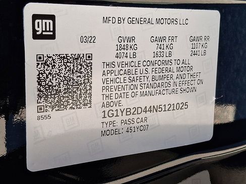 Used 2022 Chevrolet Corvette Stingray Preferred Cpe w/ Z51 Performance Package image 28