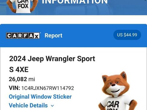 Used 2024 Jeep Wrangler Unlimited w/ Convenience Group AWD/4WD image 6