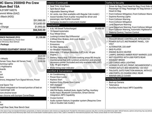 Used 2024 GMC Sierra 2500 Pro w/ Convenience Package AWD/4WD image 35
