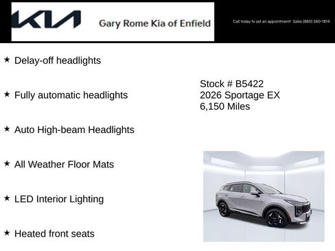 Certified 2026 Kia Sportage EX w/ EX Panorama Roof Package AWD/4WD image 26