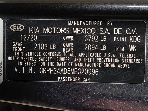 Used 2021 Kia Forte GT-Line w/ GT-Line Premium Package FWD image 33
