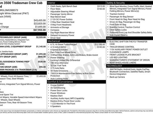 Used 2021 RAM 3500 Tradesman w/ Towing Technology Group image 8