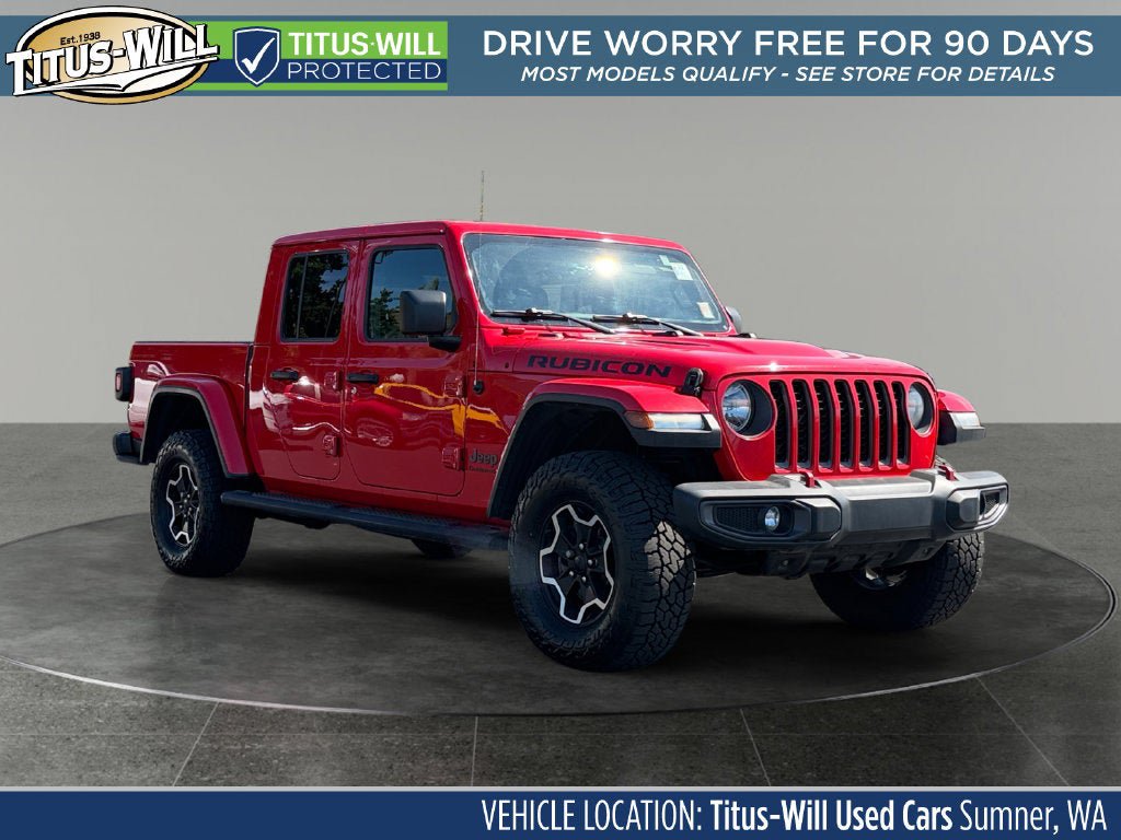 Used 2021 Jeep Gladiator Rubicon w/ Uconnect 4C Nav & Sound Group AWD/4WD image 1
