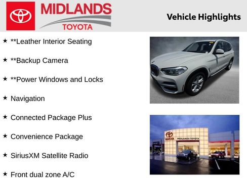 Used 2020 BMW X3 sDrive30i RWD image 2
