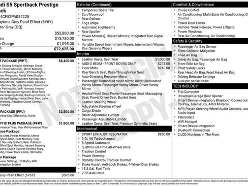 Used 2023 Audi S5 Prestige w/ Prestige Package AWD/4WD image 7