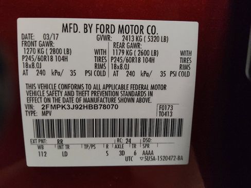 Used 2017 Ford Edge SEL w/ Equipment Group 201A image 33