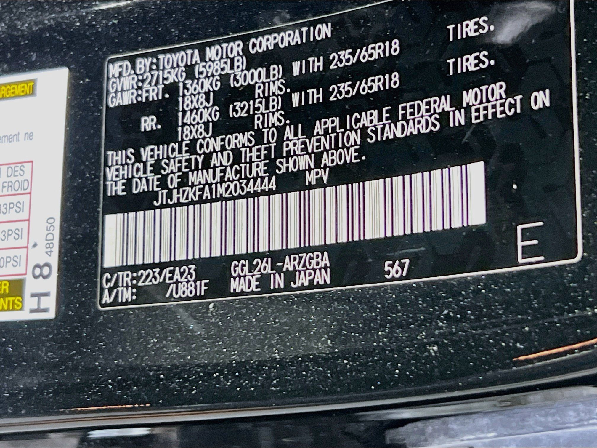 Used 2021 Lexus RX 350L Premium w/ Premium Package AWD/4WD image 31