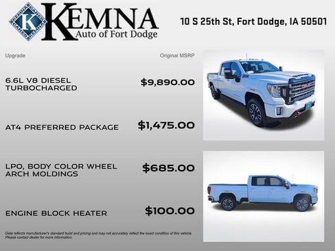 Used 2020 GMC Sierra 2500 AT4 w/ AT4 Preferred Package image 4