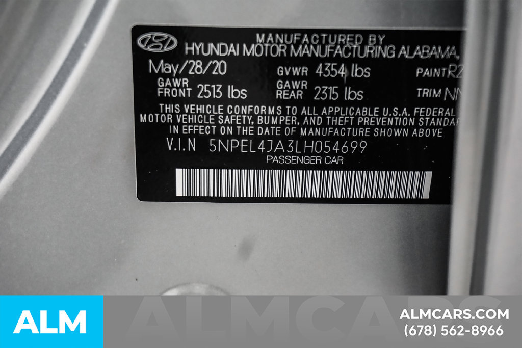 Used 2020 Hyundai Sonata SEL w/ Cargo Package FWD image 55