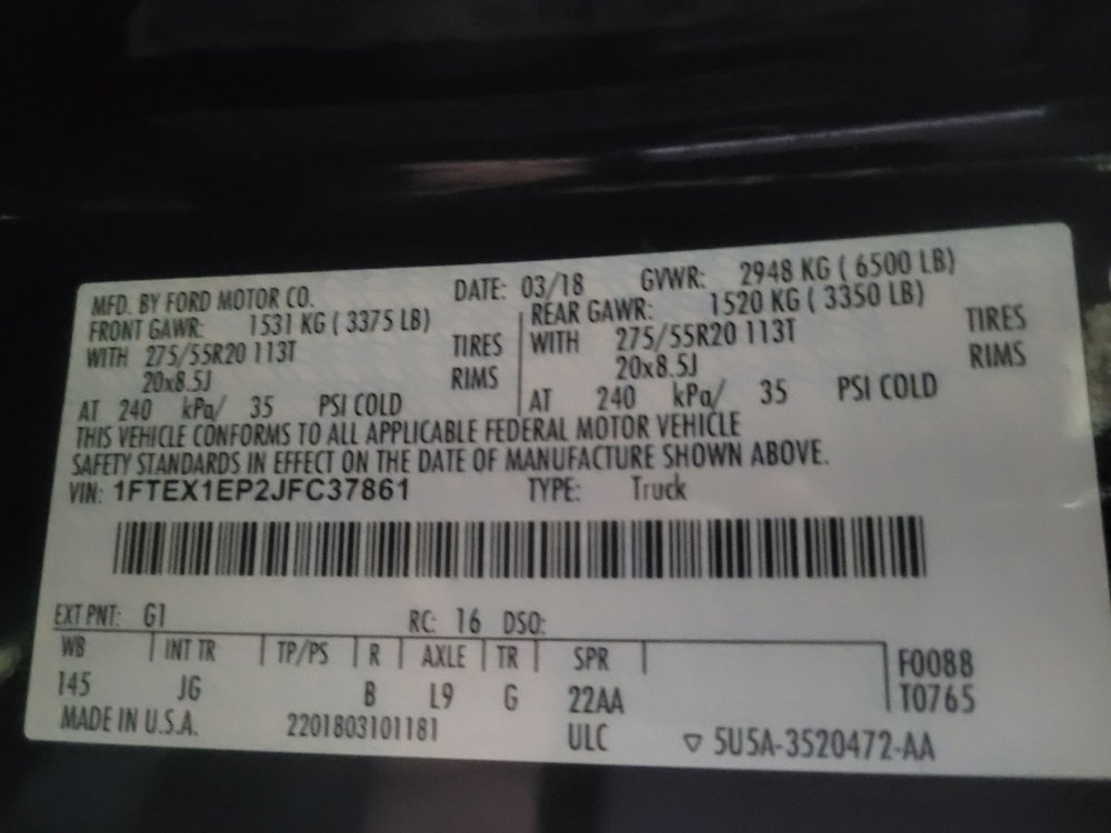 Used 2018 Ford F150 XL w/ Equipment Group 101A Mid AWD/4WD image 33