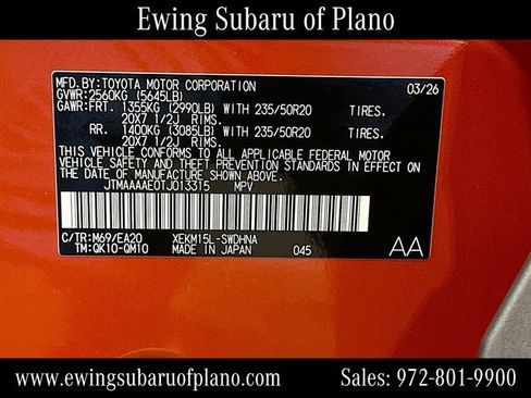 Used 2026 Subaru Uncharted AWD w/ Protection Package image 34