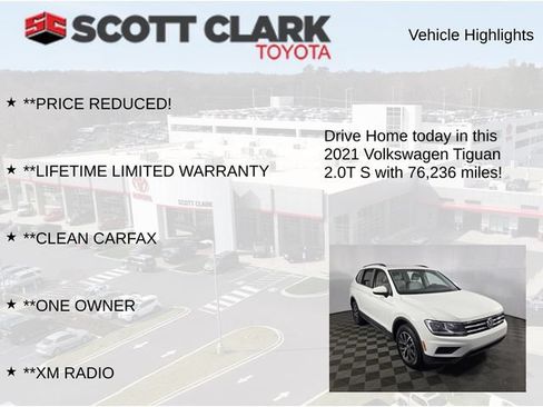 Used 2021 Volkswagen Tiguan S FWD image 7
