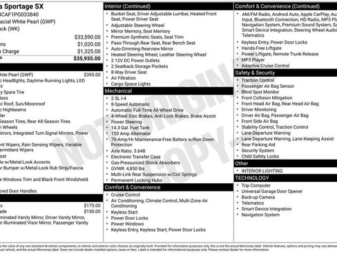 Used 2023 Kia Sportage SX image 6