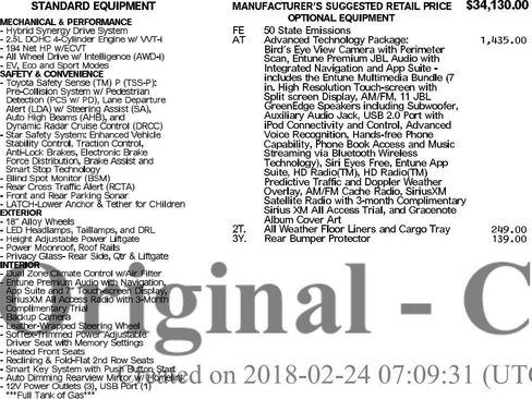 Used 2018 Toyota RAV4 Limited w/ Advanced Technology Package AWD/4WD image 2